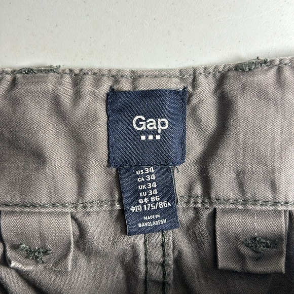 Gap Mens Casual Shorts 100% Cotton Grey US Size 34 - Picture 10 of 12
